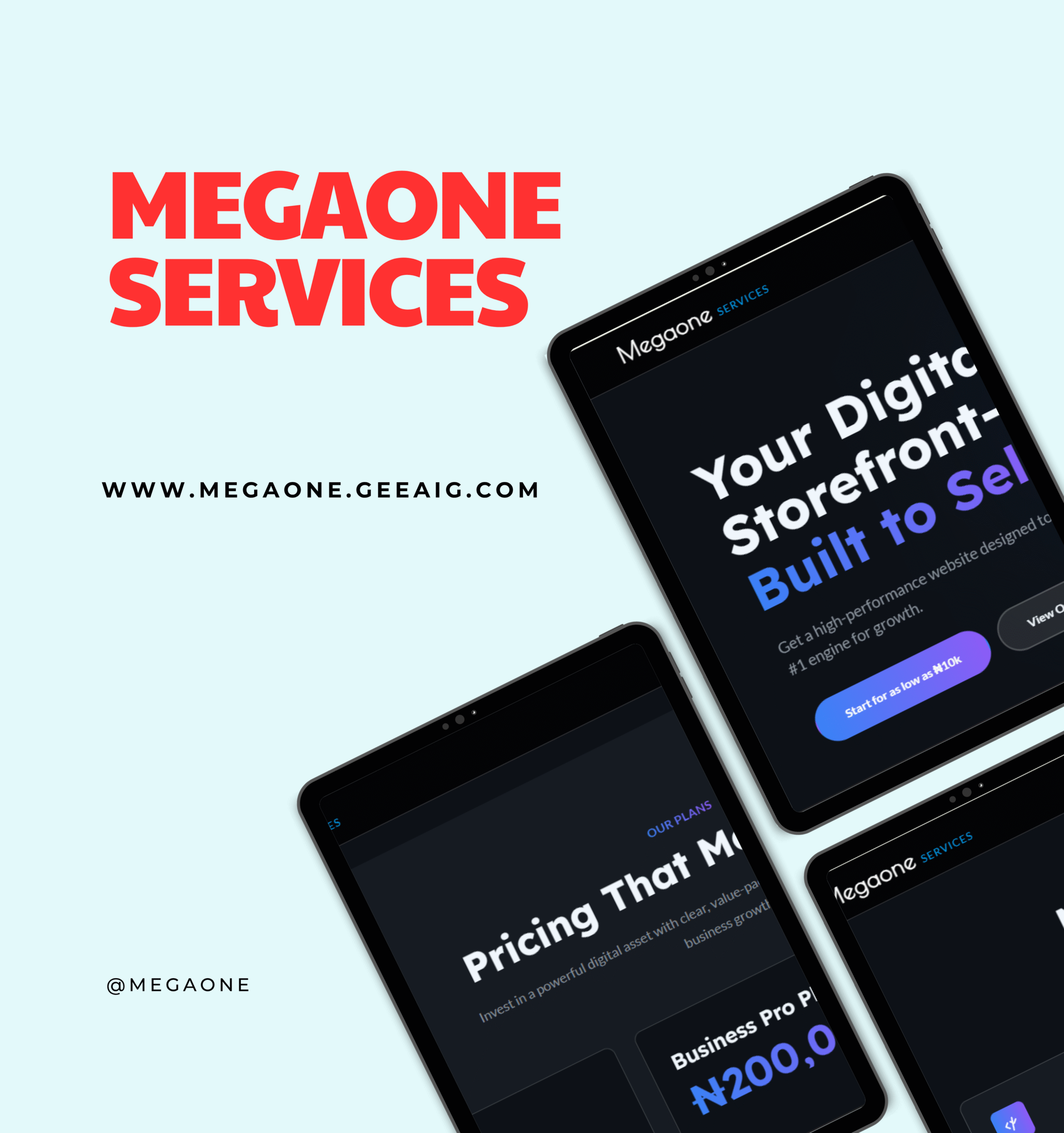 Megaone Services main feature