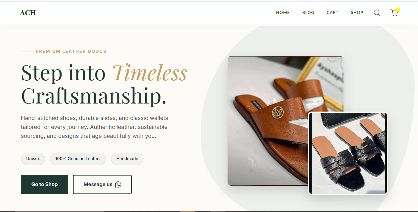 Project Case Study: Ammo Crafts Hub (ACH) main feature